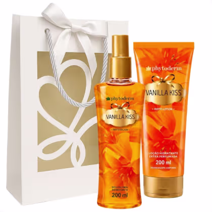 Imagem do produto Kit Presente Phytoderm Vanilla Kiss: Body Splash Colônia, Hidratante
