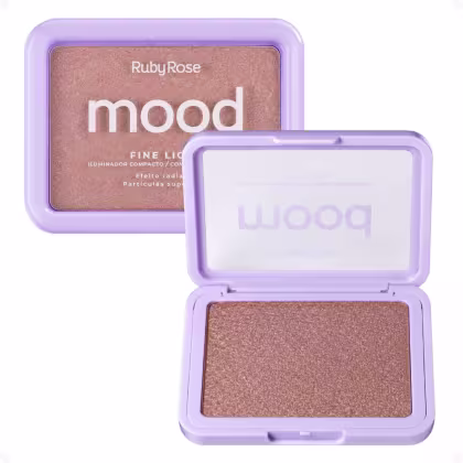 Imagem do produto Iluminador Compacto Ruby Rose Mood Fine Light Efeito Radiante Mfl06 Hb-m703-6