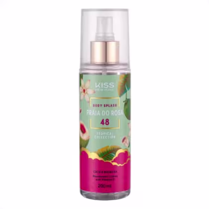 Imagem do produto Body Splash Kiss Ny Tropical Collection Praia Do Rosa 48 Coco & Baunilha 200ml