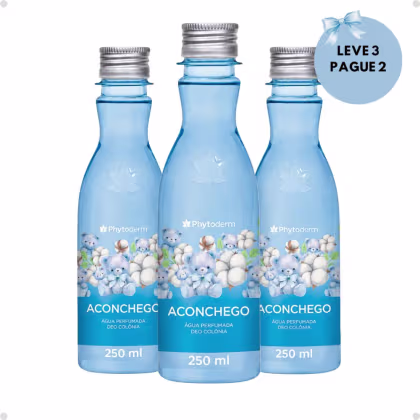 Imagem do produto Água Perfumada Deo Colônia Phytoderm Leve 3 Pague 2 Aconchego 250ml