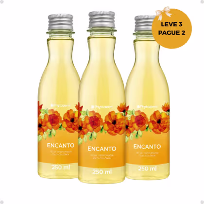 Imagem do produto Água Perfumada Deo Colônia Phytoderm Leve 3 Pague 2 Encanto 250ml