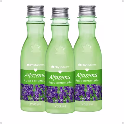 Imagem do produto Kit Phytoderm Alfazema: 3 Águas Perfumadas Deo Colônia 250ml