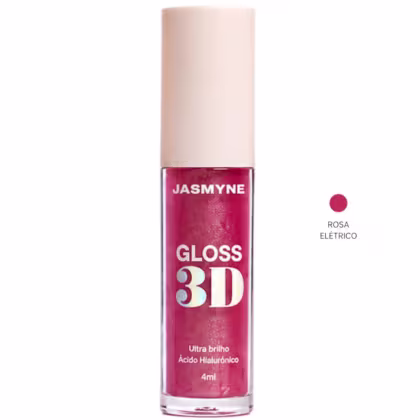 Imagem do produto Gloss Labial 3D Jasmyne Ultra Brilho 4ml Ref.: J0133 Rosa Elétrico