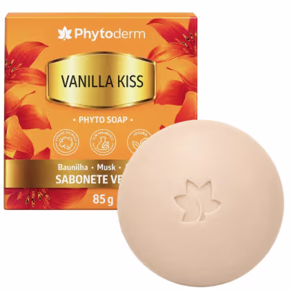 Imagem do produto Sabonete Vegetal Phytoderm Vanilla Kiss Phyto Soap 85g
