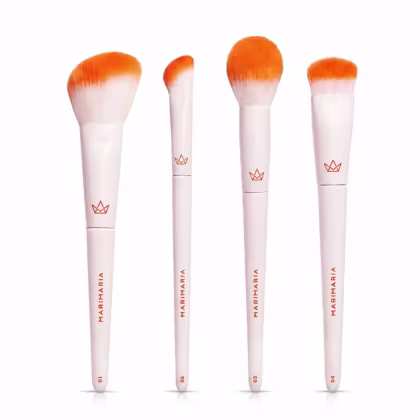 Imagem do produto Kit Pincel Mari Maria: Pincel Para Base 01, Píncel Para Corretivo 06, Pincel Para Pó 03 e Pincel Para Blush 04