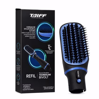 Imagem do produto Refil Escova Secadora Taiff Tourmaline Bivolt Formato Raquete