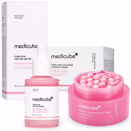 Imagem do produto Kit Medicube Pdrn Pink: Sérum Facial e Creme Facial Encapsulado