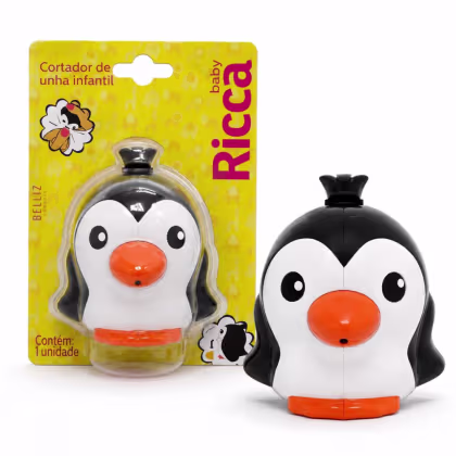 Imagem do produto Cortador De Unha Infantil Ricca Baby Pinguim Cód.: 593