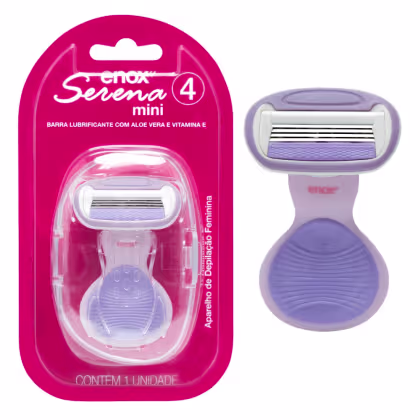Imagem do produto Aparelho De Depilação Feminina Enox Serena Mini 4 Com Barra Lubrificante