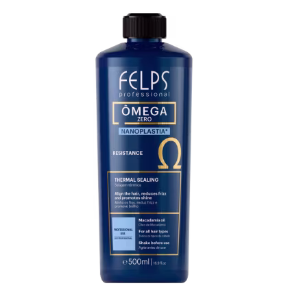 Imagem do produto Felps Professional Omega Zero Unique Nanoplastia Resistance - Selagem Térmica 500ml