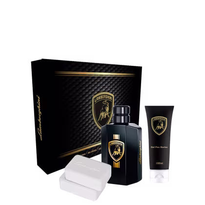Imagem do produto Conjunto Lamborghini Masculino - Deo Colônia 100ml + Sabonete em Barra 2x100g + Pós-Barba 100ml