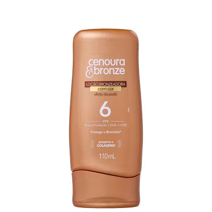 Imagem do produto Cenoura & Bronze FPS 6 - Bronzeador Protetor Com Cor 110ml