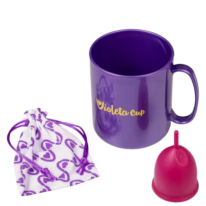 Imagem do produto Kit Violeta Cup Tipo A Vermelho (2 Produtos)