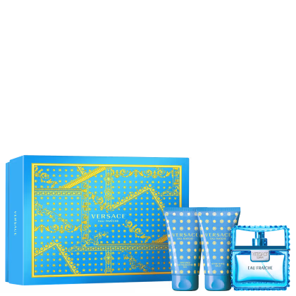 Imagem do produto Conjunto Versace Man Eau Fraîche Masculino - Eau de Toilette 50ml + Gel de Banho 50ml + Pós-Barba 50ml