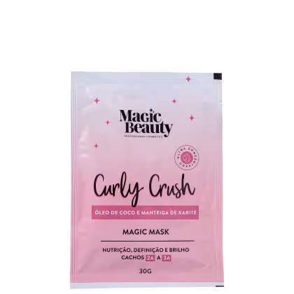 Imagem do produto Magic Beauty Curly Crush 2A a 3A Sachê - Máscara de Nutrição 30g