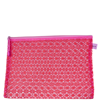 Imagem do produto Océane Lace Bag Pink Grande - Nécessaire 