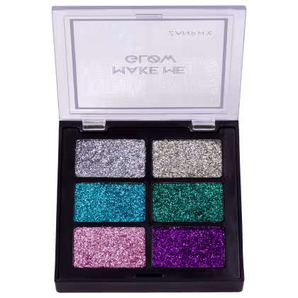 Imagem do produto Zanphy Make Me Glow 01 - Paleta de Glitter 11,7g