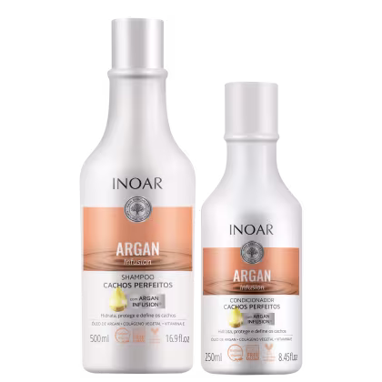 Imagem do produto Kit Inoar Argan Infusion Cachos Perfeitos (2 Produtos)