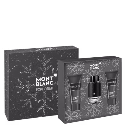 Imagem do produto Conjunto Montblanc Explorer Masculino - Eau de Parfum 100ml + Pós-Barba 100ml + Gel de Banho 100ml 