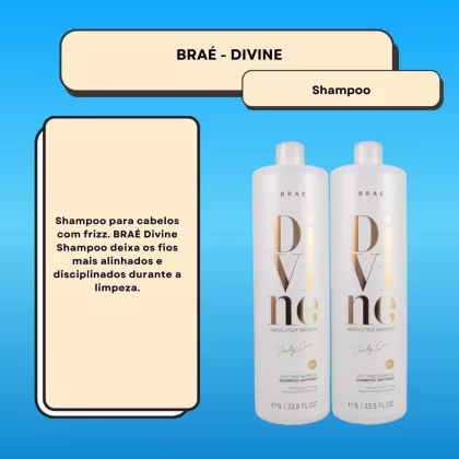 Imagem do produto Braé Divine Kit 2 Shampoo 1000ml