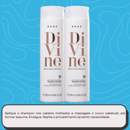 Imagem do produto Braé Divine Kit 2 Shampoo 250ml