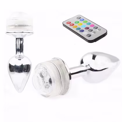 Imagem do produto Plug Anal com Led Tamanho Pequeno 13 Cores