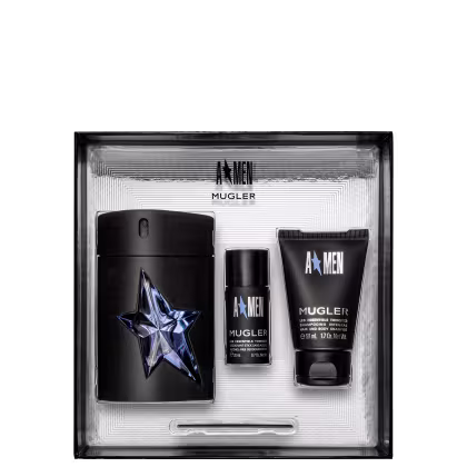 Imagem do produto Conjunto A*Men Rubber Mugler Masculino - Eau de Toilette 100ml + Gel de Banho 50ml + Desodorante 20ml
