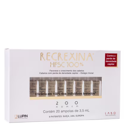 Imagem do produto Recrexina HFSC 100% 200 Homem - Ampolas Capilares 20x3,5ml