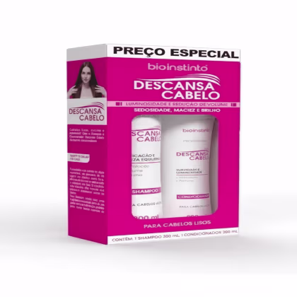 Imagem do produto KIT CAPILAR DESCANSA CABELO SHAMPOO E CONDICIONADOR - BIO INSTINTO