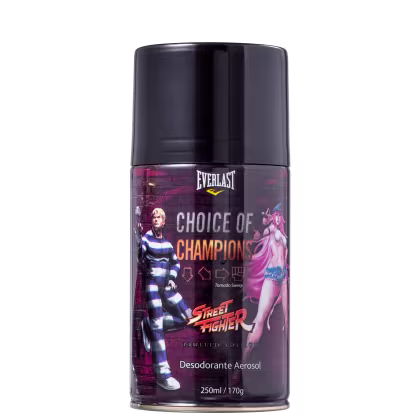 Imagem do produto Everlast Choice Of Champions Street Fighter Metro City - Desodorante Masculino 250ml