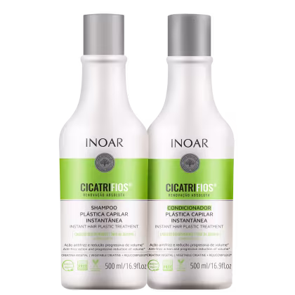 Imagem do produto Kit Inoar Cicatrifios Plástica Capilar (2 Produtos)