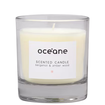 Imagem do produto Océane Scented Candle Bergamot & Amber Wood - Vela Perfumada 180g