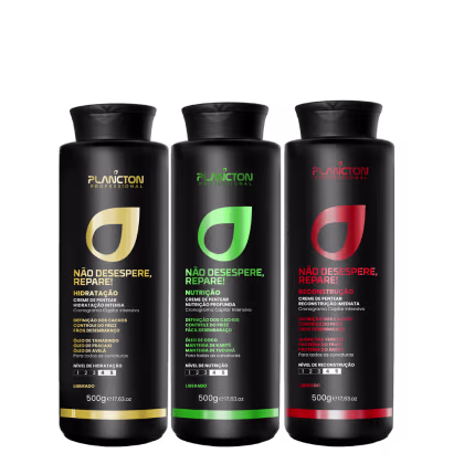 Imagem do produto Kit Creme de Pentear NDR - Não Desespere, Repare! Cronograma Plancton