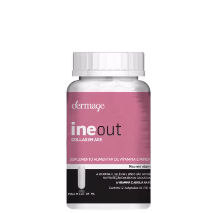 Imagem do produto Dermage Ineout Collagen - Suplemento Vitamínico (120 cápsulas)