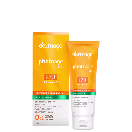 Imagem do produto Dermage Photoage OC FPS 70 - Protetor Solar Facial 45g