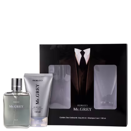 Imagem do produto Conjunto Fiorucci Mr. Grey - Perfume Masculino 90ml + Shampoo 150ml