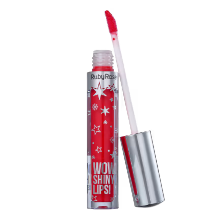 Imagem do produto Ruby Rose Wow Shiny Lips 48 Vermelho Alaranjado - Gloss Labial 3ml