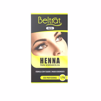 Imagem do produto HENNA SOBRANCELHA INTENSI PRETA - BELTRAT 1,5G