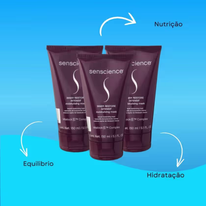 Imagem do produto Senscience Inner Restore Intensif Kit 3 Máscara 150ml