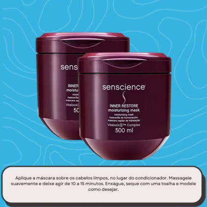 Imagem do produto Senscience Inner Restore KIt 2 Máscara De Hidratação 500ml