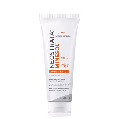 Imagem do produto NeoStrata Minesol Rosto & Corpo FPS30 - Protetor Solar Fluido Hidratante 200ml