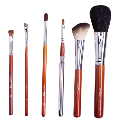 Imagem do produto Kit de Pincéis Klass Vough Brown Line Basic Edição Limitada (6 Unidades)