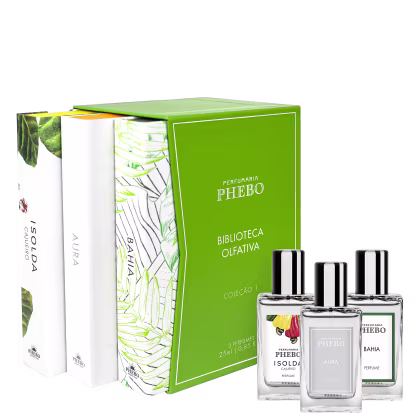 Imagem do produto Conjunto Phebo Box Biblioteca Olfativa - Perfumes Unissex (3 produtos)