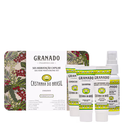 Imagem do produto Kit Granado SOS Hidratação Capilar Castanha do Brasil (4 produtos)
