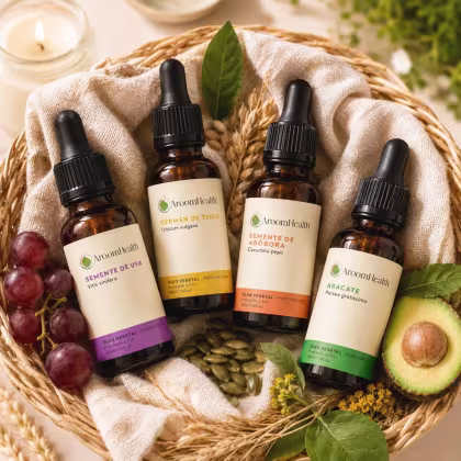 Imagem do produto Kit de Óleos Vegetais Puro Natural – Coconut, Girassol, Semente de Abóbora e Buriti – 20 ml cada