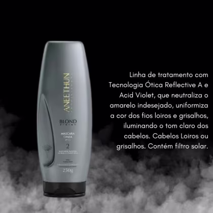 Imagem do produto Aneethun Blond System Kit 3 Máscara Cinza 250g