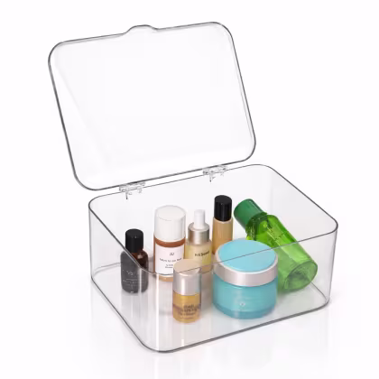 Imagem do produto Caixa Organizadora de Cosméticos em Acrílico com Tampa