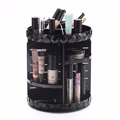 Imagem do produto Organizador Giratório Black para Maquiagem e Cosméticos Diamond