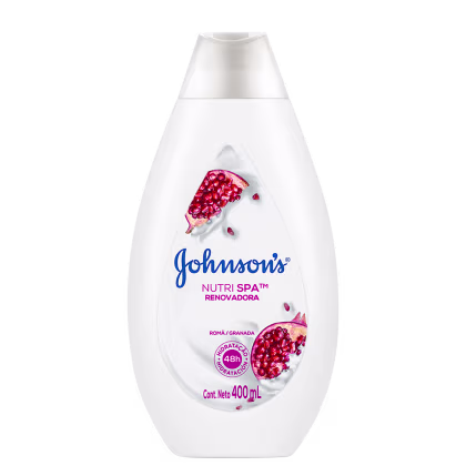 Imagem do produto Johnson's Nutri Spa Renovadora Romã - Loção Hidratante Corporal 400ml