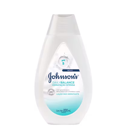 Imagem do produto Johnson's Daily Balance Hidratação Intensa - Loção Hidratante Corporal 200ml
